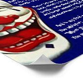 ROT, WEISS UND BLAU KLEINES POSTER MIT/KLEINER PRA (Ecke)