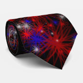 Rot, Weiß und Blau Krawatte (Gerollt)