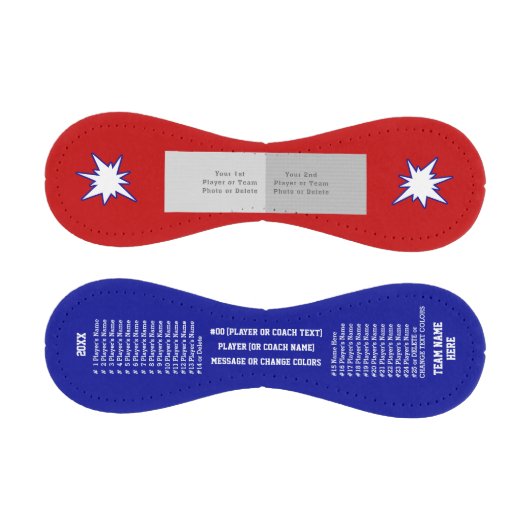 Rot, Weiß und Blau, kundenspezifische Baseballs (Paneele)