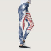 rot-weiß und blau leggings (Rechts)