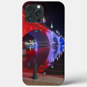 Rot, weiß und blau London Bridge Lake Havasu Case-Mate iPhone Hülle
