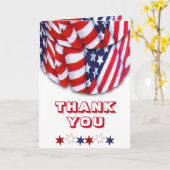 Rot, Weiß und Blau mit Stars nach Maß Karte (Gelbe Blume)