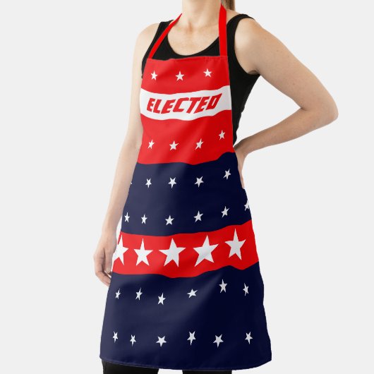Rot weiß und blau mit Sternen Schürze (InSitu)