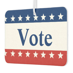 Rot Weiß und Blau Patriotisch mit Sternen wählen Autolufterfrischer