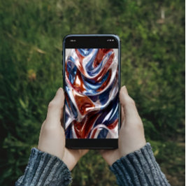 Rot, Weiß und Blau Poster