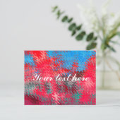 Rot, weiß und blau, Postkarte (Stehend Vorderseite)