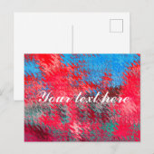 Rot, weiß und blau, Postkarte (Vorne/Hinten)