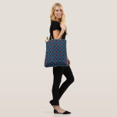 Rot, Weiß und Blau Pysanky Tasche (Am Model)