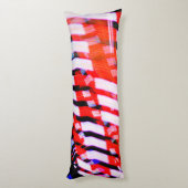Rot weiß und Blau Seitenschläferkissen (Rückseite (Vertikal))