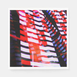 Rot weiß und Blau Serviette