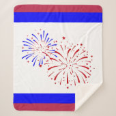 Rot, Weiß und Blau Sherpadecke (Vorderseite)