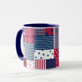 Rot, Weiß und Blau Tasse (Vorderseite Links)