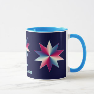Rot, Weiß und Blau Tasse