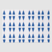 Rot-, Weiß- und Blaubäume Seidenpapier (Vorderseite)