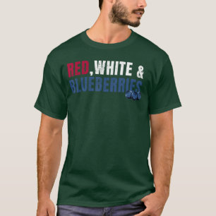 Rot Weiß und Blaubeeren Freund T-Shirt
