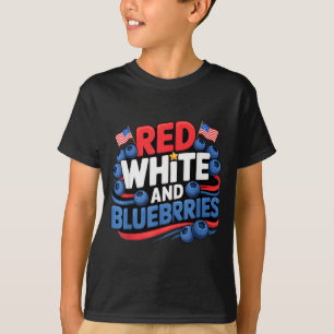 Rot, Weiß und Blaubeeren Patriot T-Shirt