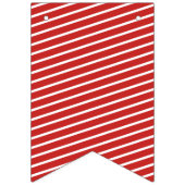 Rot-Weiß- und Blaue-Jagdfahnen Wimpelkette (Erste Fahne)