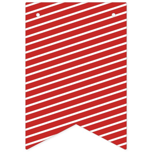 Rot-Weiß- und Blaue-Jagdfahnen Wimpelkette (Erste Fahne)