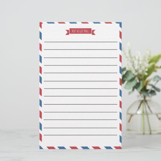 Rot, Weiß und Blauer Leinenboden (Stehend Vorderseite)