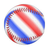 Rot-Weiß- und Blauer Streifen Baseball (Vorderseite Links)