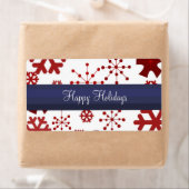 Rot-Weiß- und Blauschneeflocken (Insitu)