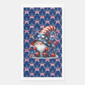 Rot-Weiß- und Blausteine Serviette (Vorderseite)