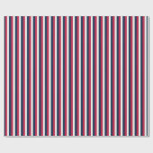 Rot-Weiß- und Blaustreifen Geschenkpapier (Flach)