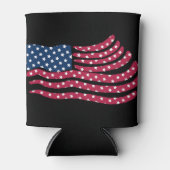 Rot-Weiß- und Blautafeldesign Dosenkühler (Vorderseite)