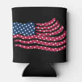 Rot-Weiß- und Blautafeldesign Dosenkühler (Rückseite)