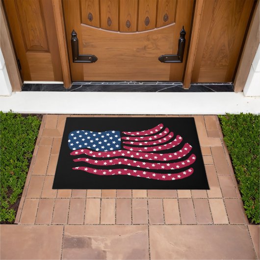 Rot-Weiß- und Blautafeldesign Fußmatte (Außenbereich)