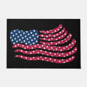 Rot-Weiß- und Blautafeldesign Fußmatte (Vorderseite)