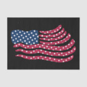 Rot-Weiß- und Blautafeldesign Seidenpapier (Vorderseite)