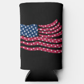 Rot-Weiß- und Blautafeldesign Selters Dosenkühler (Vorderseite)