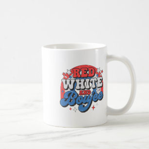 Rot Weiß Und Boujee 4. Juli Unabhängigkeitstag Kaffeetasse