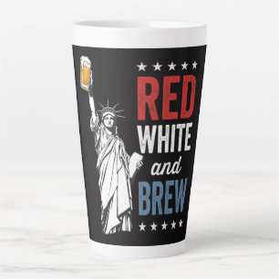Rot Weiß und Brauen 250. Jubiläum Milchtasse