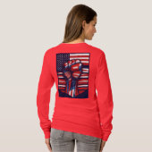 Rot, Weiß und Fett T-Shirt (Schwarz voll)