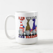 Rot, Weiß und gesegnete Nomaden Kaffeetasse (Links)