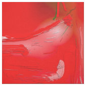 Rot, Weiß und Grün Abstrakt Stoff (Muster)