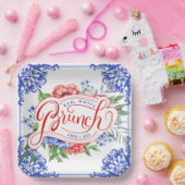 Rot, Weiß und ich machen Blumenbridal Brunch | Dus Pappteller (Party)