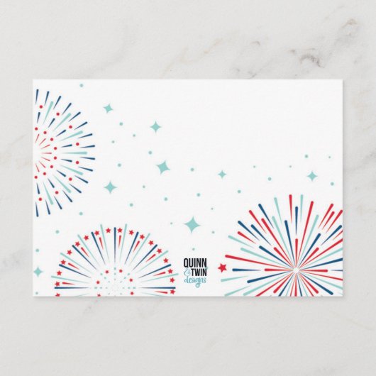 Rot, Weiß und ich TUN Hinweiskarte (Rückseite)