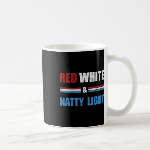 Rot Weiß Und Natty-light Für Männer Frauen Bierlie Kaffeetasse