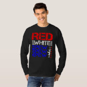 Rot weiß und Pew Pew T-Shirt (Vorne ganz)