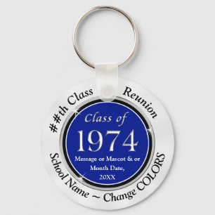 Rot, Weiß und Schwarz, Klasse der 1974 Schlüsselan Schlüsselanhänger