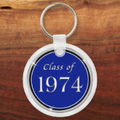 Rot, Weiß und Schwarz, Klasse der 1974 Schlüsselan Schlüsselanhänger (Rückseite)
