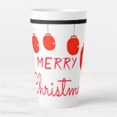 Rot, weiß und schwarz milchtasse (Vorderseite)