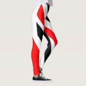 ROT WEISS UND SCHWARZ T&T PATRIOT LEGGINGS (Rechts)