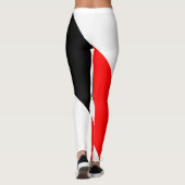 ROT WEISS UND SCHWARZ T&T PATRIOT LEGGINGS (Rückseite)