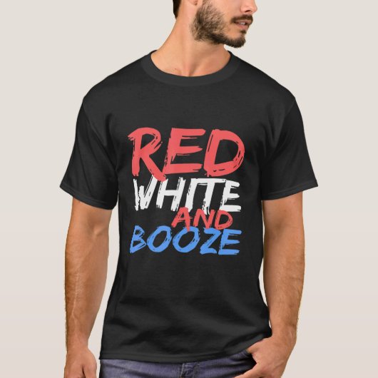 Rot weiß und Stiefel T-Shirt (Vorderseite)