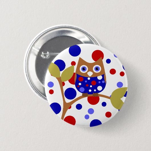 Rot, Weiß und Wer! Button (Vorne & Hinten)