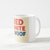 Rot-Weiß- und Wuff-Tasse Kaffeetasse (VorderseiteRechts)